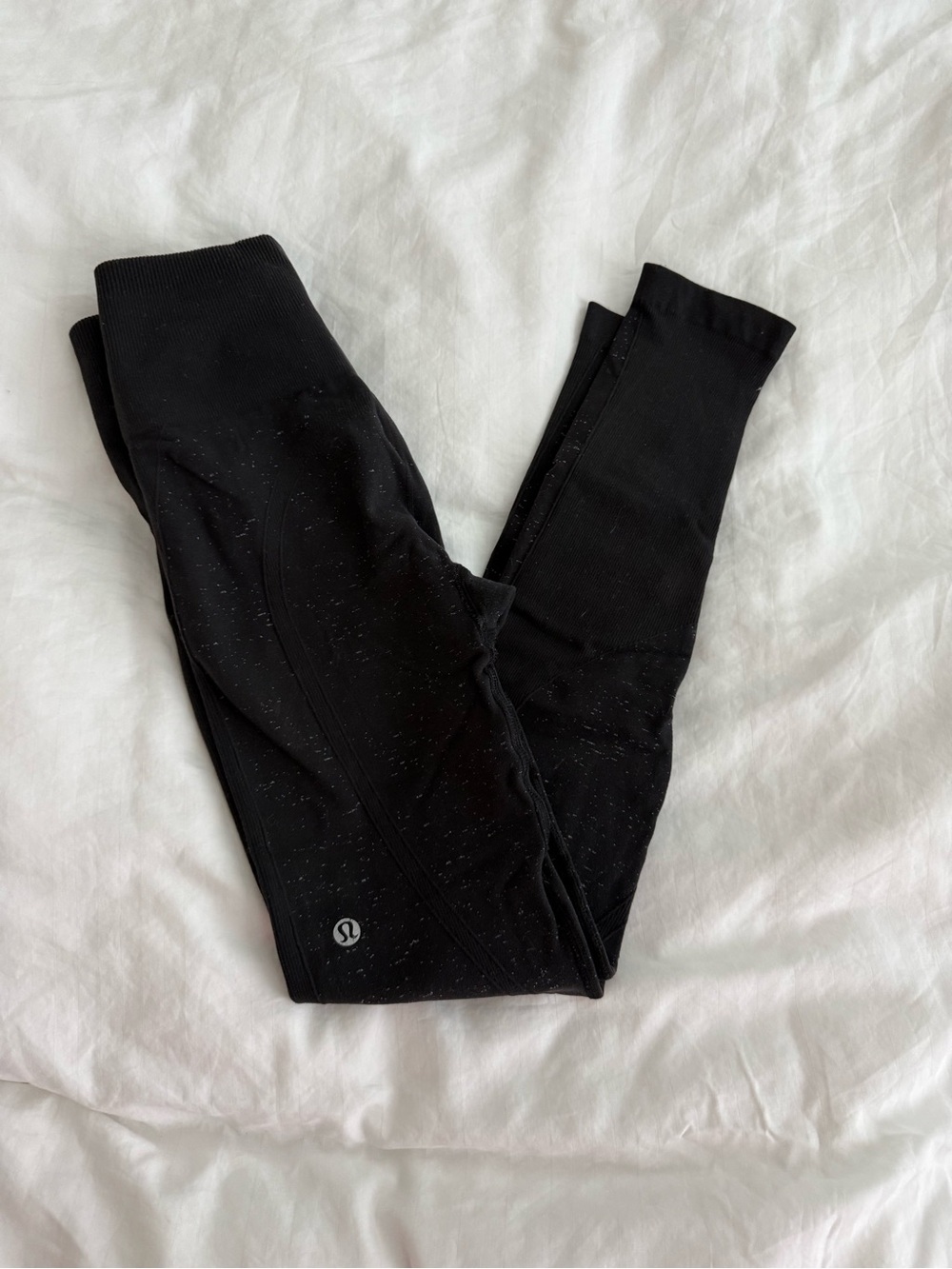 lululemon athletica Black Specked High-Rise Leggings